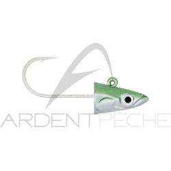 T&ecirc;te plomb&eacute;e FIIISH Crazy sand eel 150 Shore 10g Pearl green - CSE220 - x2