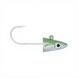 T&ecirc;te plomb&eacute;e FIIISH Crazy sand eel 150 Shore 10g Pearl green - CSE220 - x2