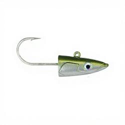 T&ecirc;te plomb&eacute;e FIIISH Crazy sand eel 180 Off shore Kaki 35g - CSE1020 - x2