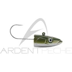 T&ecirc;te plomb&eacute;e FIIISH Crazy sand eel 180 X Deep 55g Khaki - CSE1287 - x2