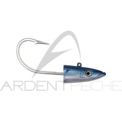 T&ecirc;te plomb&eacute;e FIIISH Crazy sand eel 220 X Strong 70g Pearl blue - CSE1550 - x1