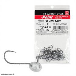 T&ecirc;te plomb&eacute;e DRAGON V-Point X Fine x20 1.5g H1