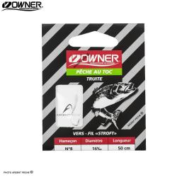 Hame&ccedil;on truite mont&eacute;s OWNER Vers H12 &Oslash;0.14mm