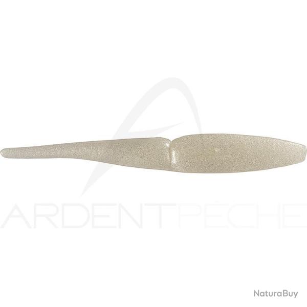 Leurre souple SAWAMURA One up slug 4 10cm 027 Silky white