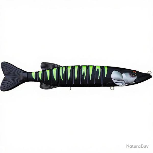 Poisson nageur BIWAA Swimpike Coulant lent 62g 83 Black chart