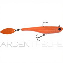 Leurre souple BIWAA Divinator junior 140 22g UV102 Flash orange