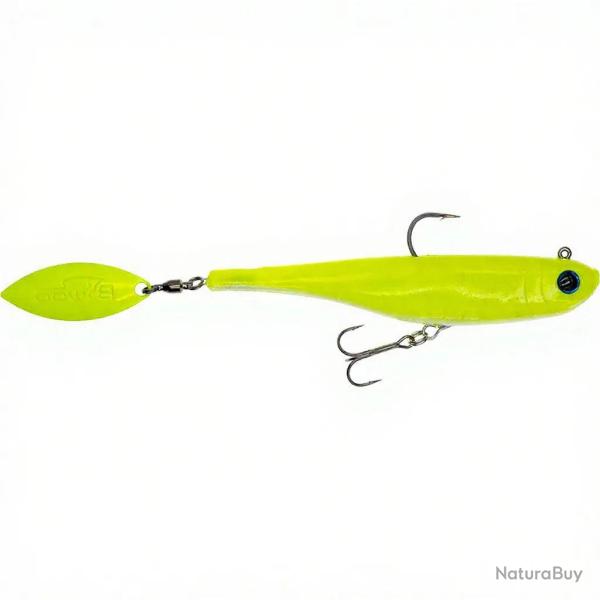 Leurre souple BIWAA Divinator medium 180 35g UV103 Demon chart