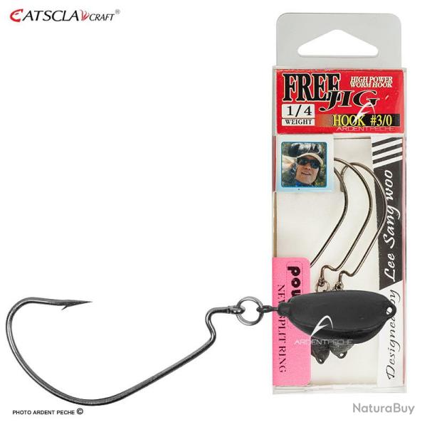 T�te plomb�e CATSCLAW CRAFT Free jig 10g H5/0