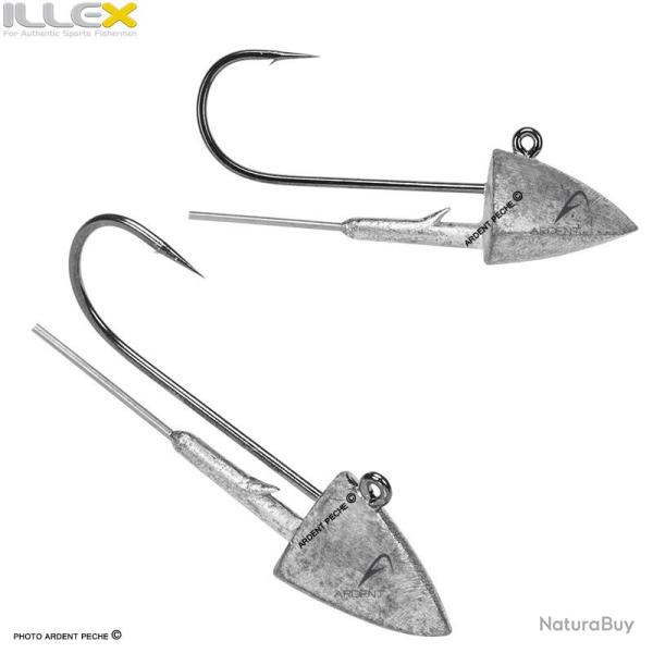 T�te plomb�e ILLEX Heavy straight jig head 21g