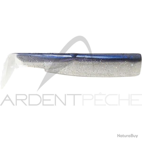 Leurre souple FIIISH Black minnow Corps 90 Electric blue
