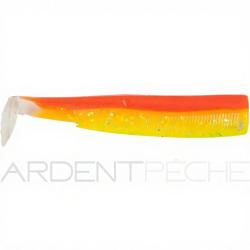 Leurre souple FIIISH Black minnow corps 140 Orange/Jaune