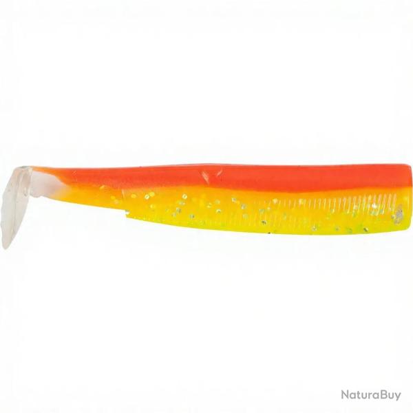 Leurre souple FIIISH Black minnow corps 160 Orange/Jaune