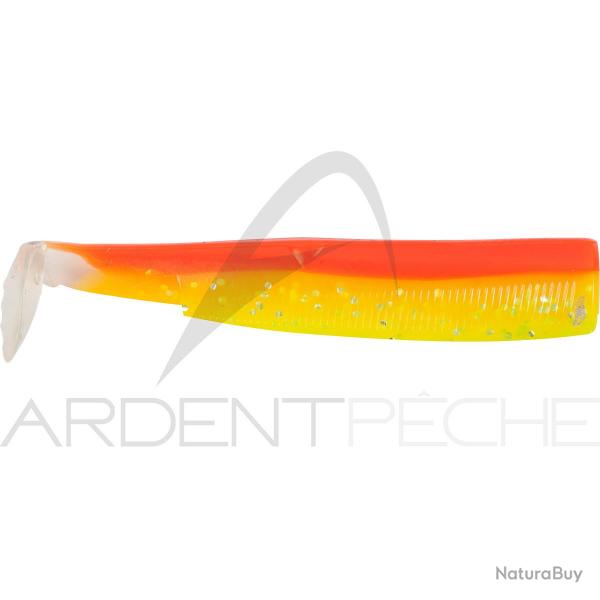 Leurre souple FIIISH Black minnow corps 200 Orange/Jaune