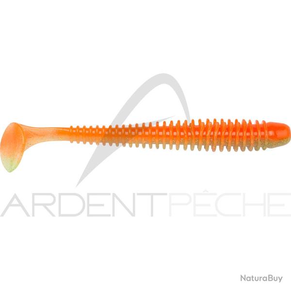 Leurre souple KEITECH Swing impact slim 4 S07 Chartreuse orange