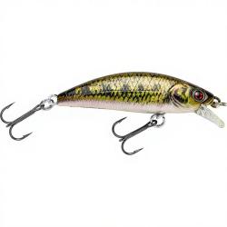 Poisson nageur SAKURA Phoxy minnow HW 62 S RL18 Real life goujon