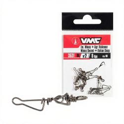 Emerillon VMC Minus &agrave; agrafe italienne 3531 BK 3