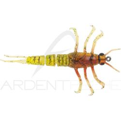 Leurre souple SAVAGE GEAR 3D TPE Mayfly nymph 02 Olive