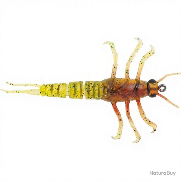 Leurre souple SAVAGE GEAR 3D TPE Mayfly nymph 02 Olive