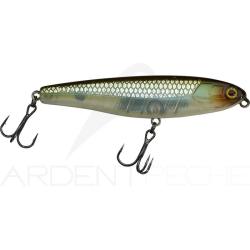 Leurre de surface ILLEX Water monitor 95 HS Ghost minnow
