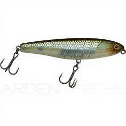 Leurre de surface ILLEX Water monitor 95 HS Ghost minnow
