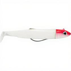 Leurre souple FIIISH Black minnow combo 90 Off Shore / 10g / Blanc/Rouge - BM497