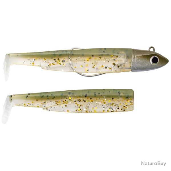 Leurre souple FIIISH Black minnow combo 90 Off shore / 10g / Khaki glitter - BM3138