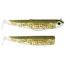 Leurre souple FIIISH Black minnow combo 120 Shore / 12g / Khaki glitter - BM3152