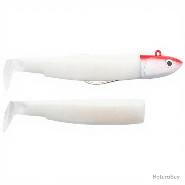 Leurre souple FIIISH Black minnow combo 140 Deep / 60g / White/Red head - BM3121