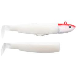 Leurre souple FIIISH Black minnow combo 160 Deep / 90g / White/Red head - BM3164