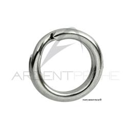 Anneaux bris&eacute;s W heavy weight inox x10 taille 6