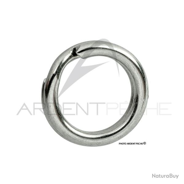 Anneaux bris�s W heavy weight inox x10 taille 6