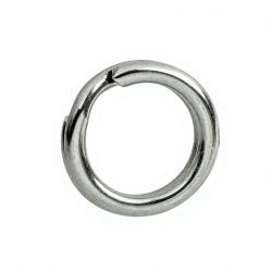 Anneaux bris&eacute;s W heavy weight inox x10 taille 7