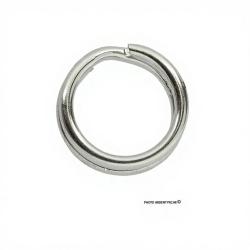 Anneaux bris&eacute;s W Fine gauge laiton nickel&eacute; x10 taille 1