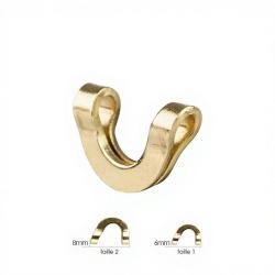 Etrier MEPPS Fendu dor&eacute; x10 taille 1 (6mm)