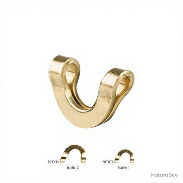 Etrier MEPPS Fendu dor� x10 taille 1 (6mm)