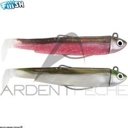 Leurre souple FIIISH Black minnow double combo 70 Search / 4.5g / Pink Khaki - BM1299