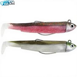 Leurre souple FIIISH Black minnow double combo 70 Search / 4.5g / Pink Khaki - BM1299