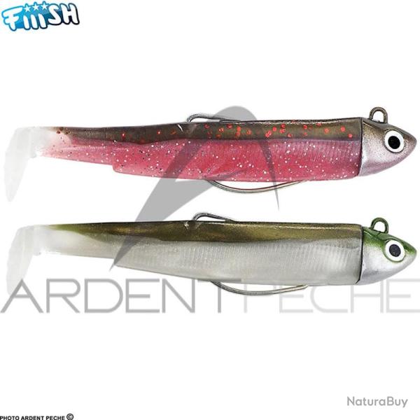 Leurre souple FIIISH Black minnow double combo 70 Search / 4.5g / Pink Khaki - BM1299