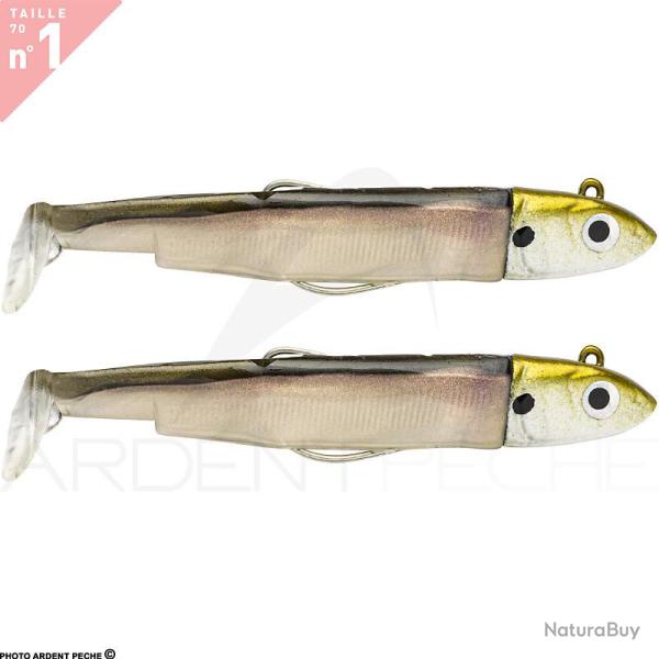 Leurre souple FIIISH Black minnow double combo 70 Off shore / 6g / Vairon - BM3100