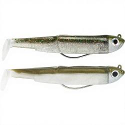 Leurre souple FIIISH Black minnow double combo 70 Shore / 3g / Kaki - Ghost minnow - BM758