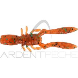 Leurre souple MEGABASS Bottle shrimp 2.4 Root Beer green/black flakes