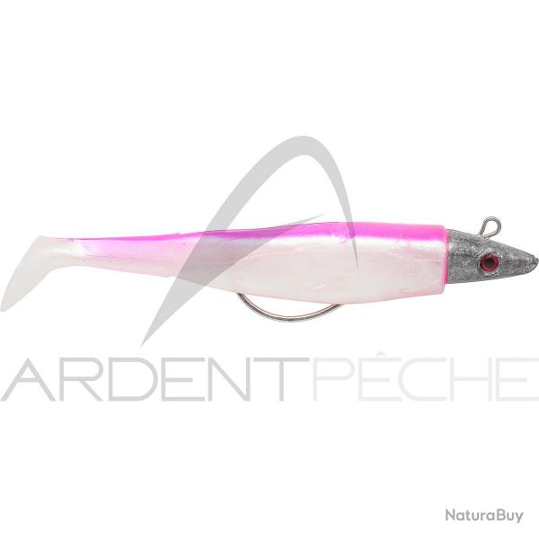 Leurre souple DELALANDE Swat shad 7cm 7g x1 87 Blanc nacr� dos rose