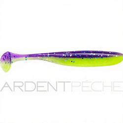 Leurre souple KEITECH Easy shiner 3 S15 Violet silver/Chartreuse