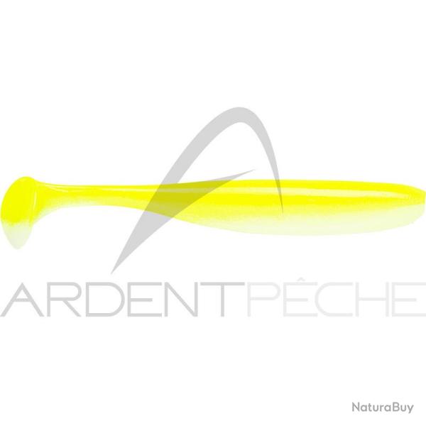 Leurre souple KEITECH Easy shiner 4 S14 White chartreuse