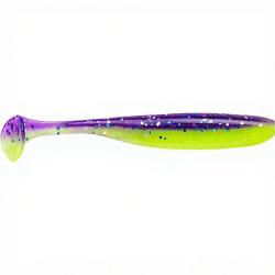 Leurre souple KEITECH Easy shiner 4 S15 Violet silver/Chartreuse