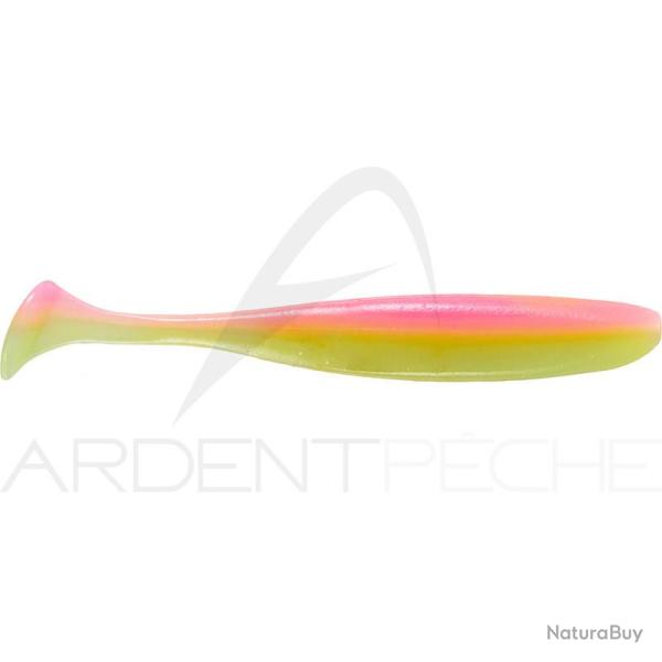 Leurre souple KEITECH Easy shiner 4 S22 Pink chartreuse