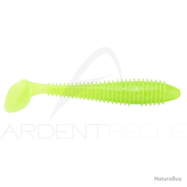 Leurre souple KEITECH Swing impact fat 3.8 026 Clear chartreuse glow