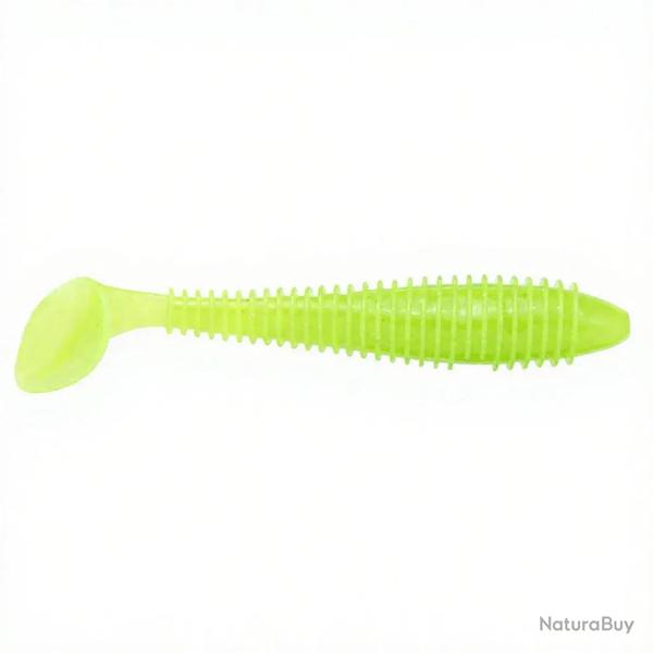 Leurre souple KEITECH Swing impact fat 3.8 026 Clear chartreuse glow