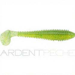 Leurre souple KEITECH Swing impact fat 3.8 424 Lime/Chartreuse