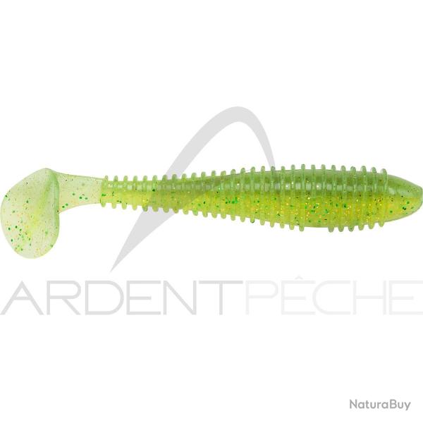 Leurre souple KEITECH Swing impact fat 3.8 424 Lime/Chartreuse